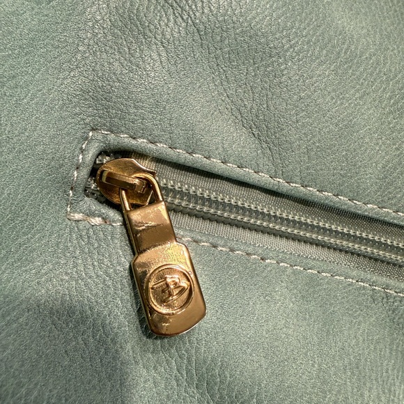 221. Blush Hand/shoulder Bag, Mint Green - Picture 5 of 12